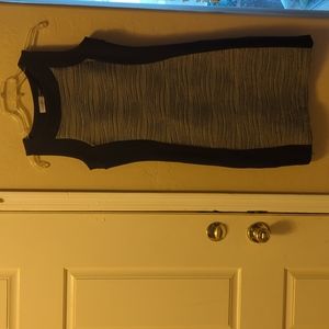 Dress black and grey